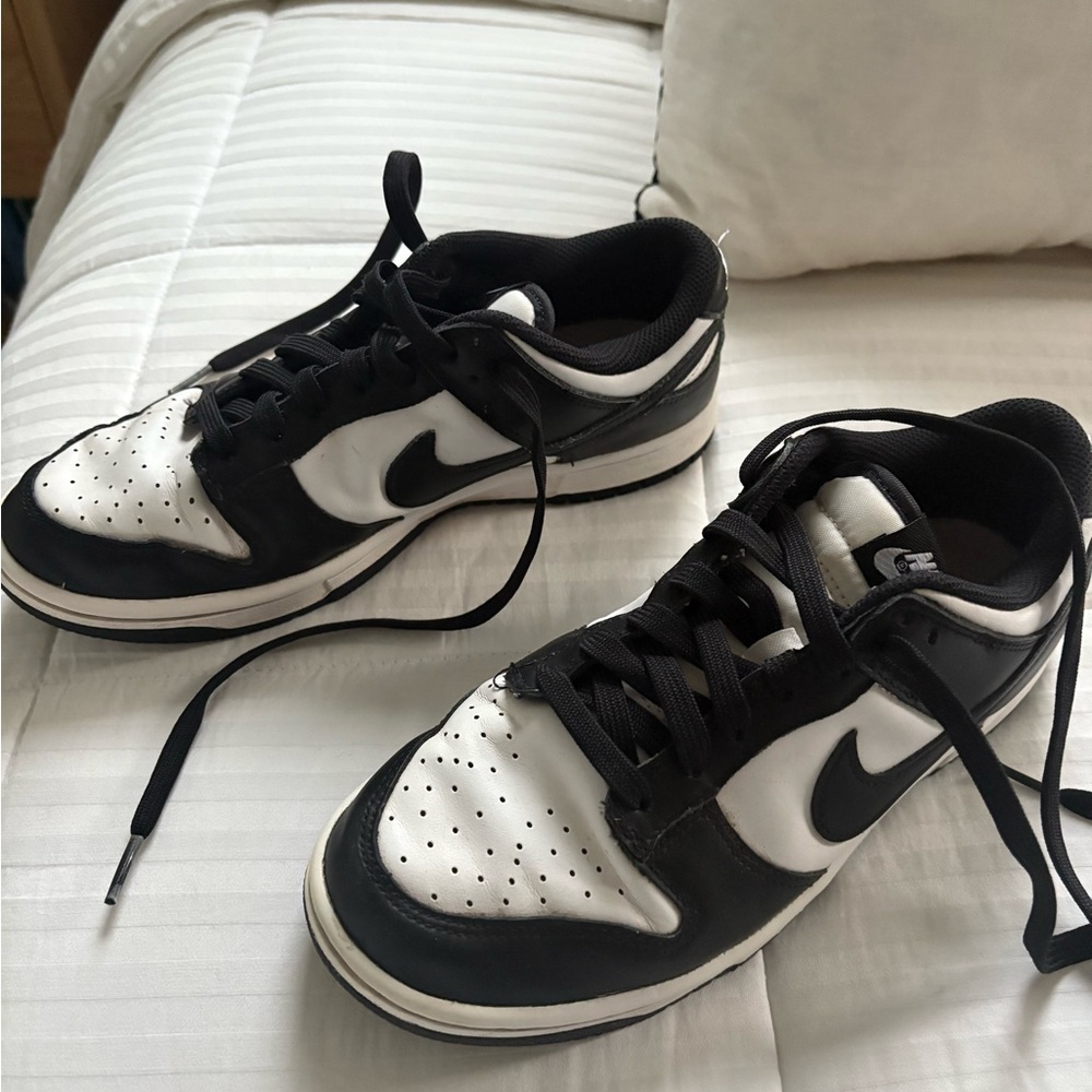 Nike Dunks Black and White Sneakers